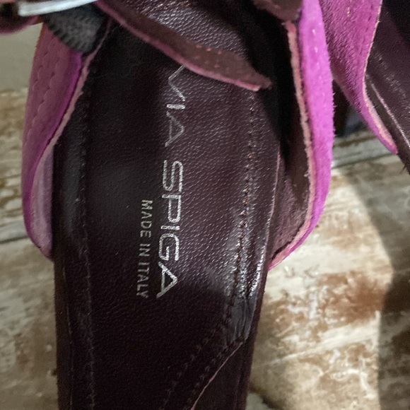 👠Colorful suede Via Spiga heels sz 9 1/2. These heels are amazing 🤩🤩 👠 - Picture 7 of 8